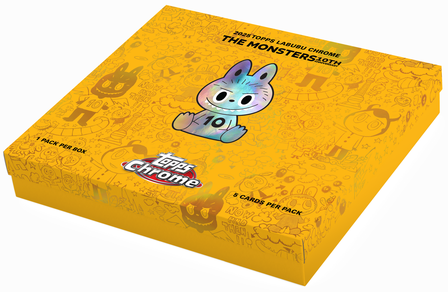 2025 Topps Labubu Chrome® 10th Anniversary - Hobby Box