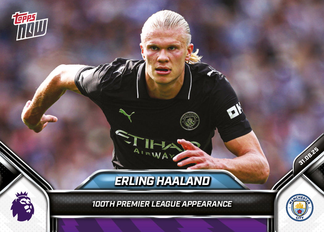 Erling Haaland - 2025-26 Premier League Topps NOW® - Card 15 - PR: 1340