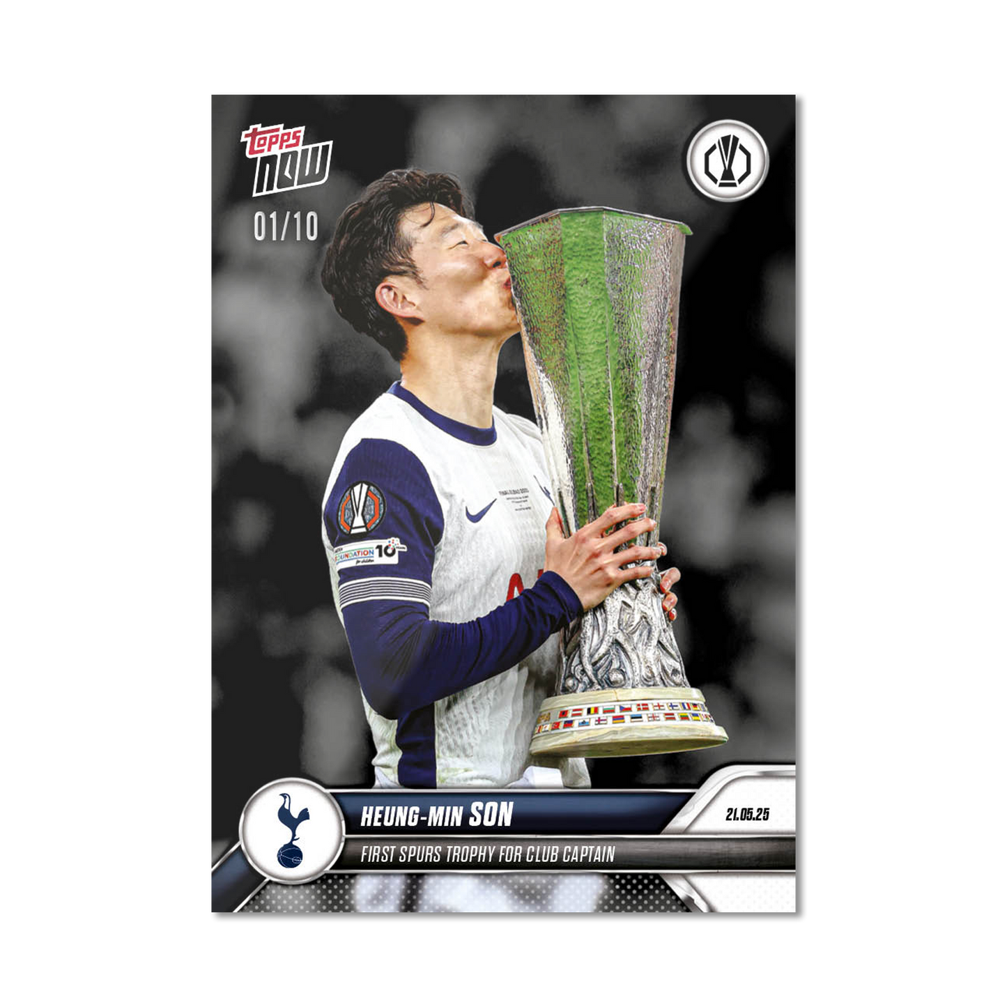 Heung-min Son - 2024-25 UEL Topps NOW® Card 38 - PR: 6371