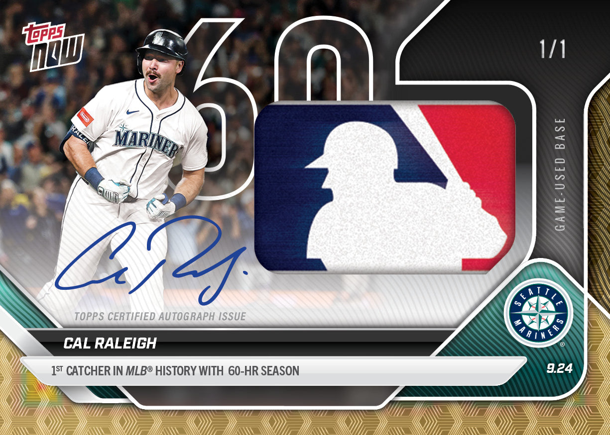 Cal Raleigh - 2025 MLB Topps NOW® - Card 765 - PR: 22180