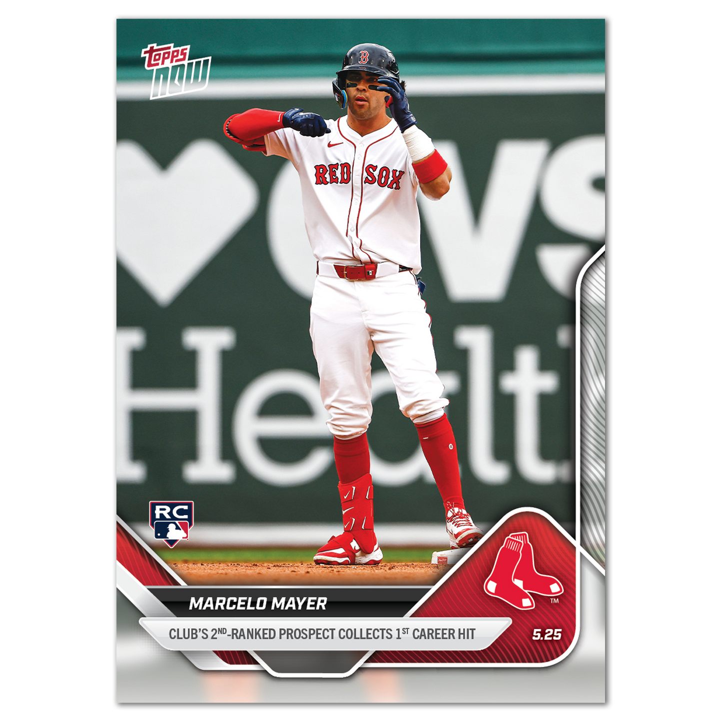 Marcelo Mayer - 2025 MLB Topps NOW® - Card 214 - PR: 4088