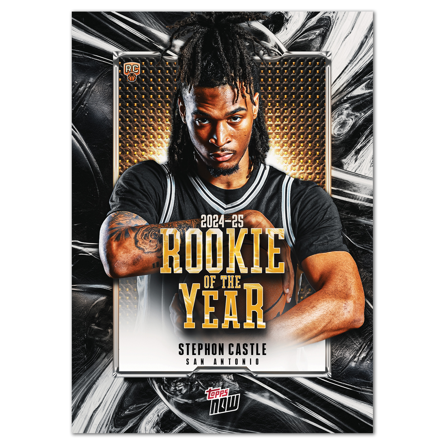 Stephon Castle - 2025 Topps NOW® Basketball - Card 14 - LOOK FOR AUTO-RELICS AND DUAL AUTO - PR: 22,742