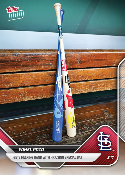 Yohel Pozo - 2025 MLB Topps NOW® - Card 570 - PR: 886