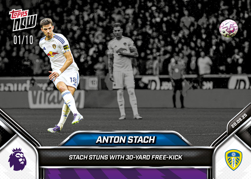Anton Stach - 2025-26 Premier League Topps NOW® - Card 23 - PR: 355
