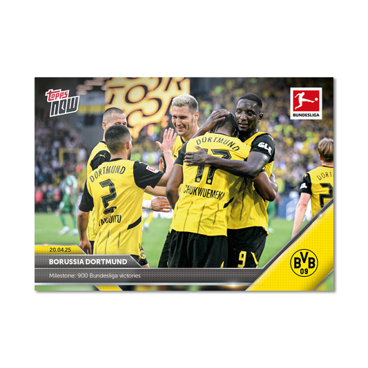 Borussia Dortmund - 2024-25 Bundesliga Topps NOW® Card 170 - PR: 1168