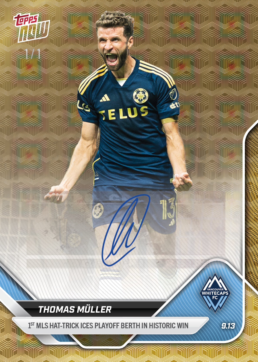 Thomas Müller - 2025 MLS Topps NOW® - Card 93 - LOOK FOR AUTOS - PR: 958