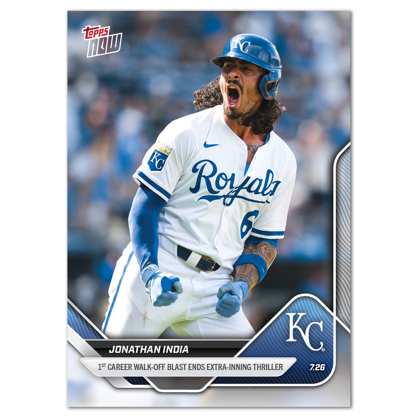 Jonathan India - 2025 MLB Topps NOW® - Card 468 - PR: 544