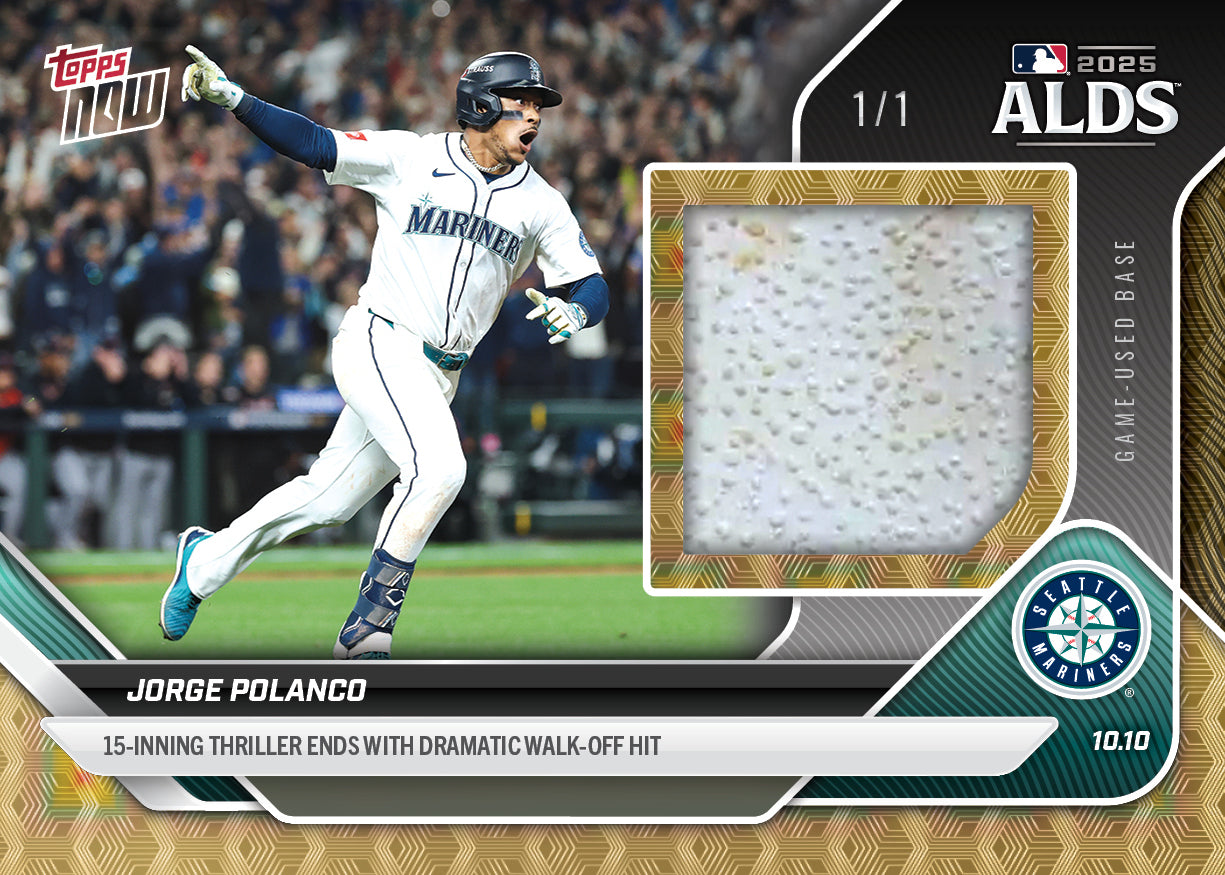 Jorge Polanco - 2025 MLB Topps NOW® - Card 853 - PR: 3586