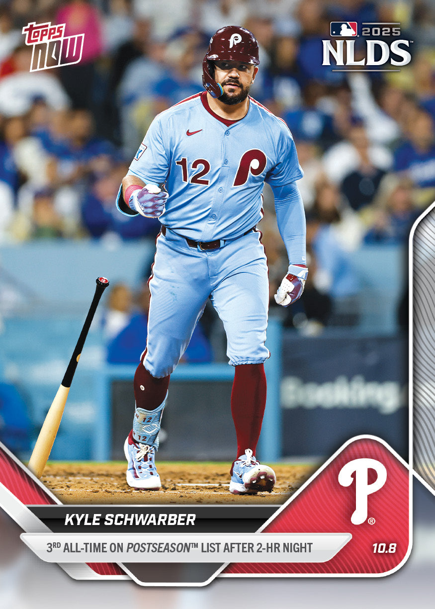Kyle Schwarber - 2025 MLB Topps NOW® - Card 845 - PR: 1937