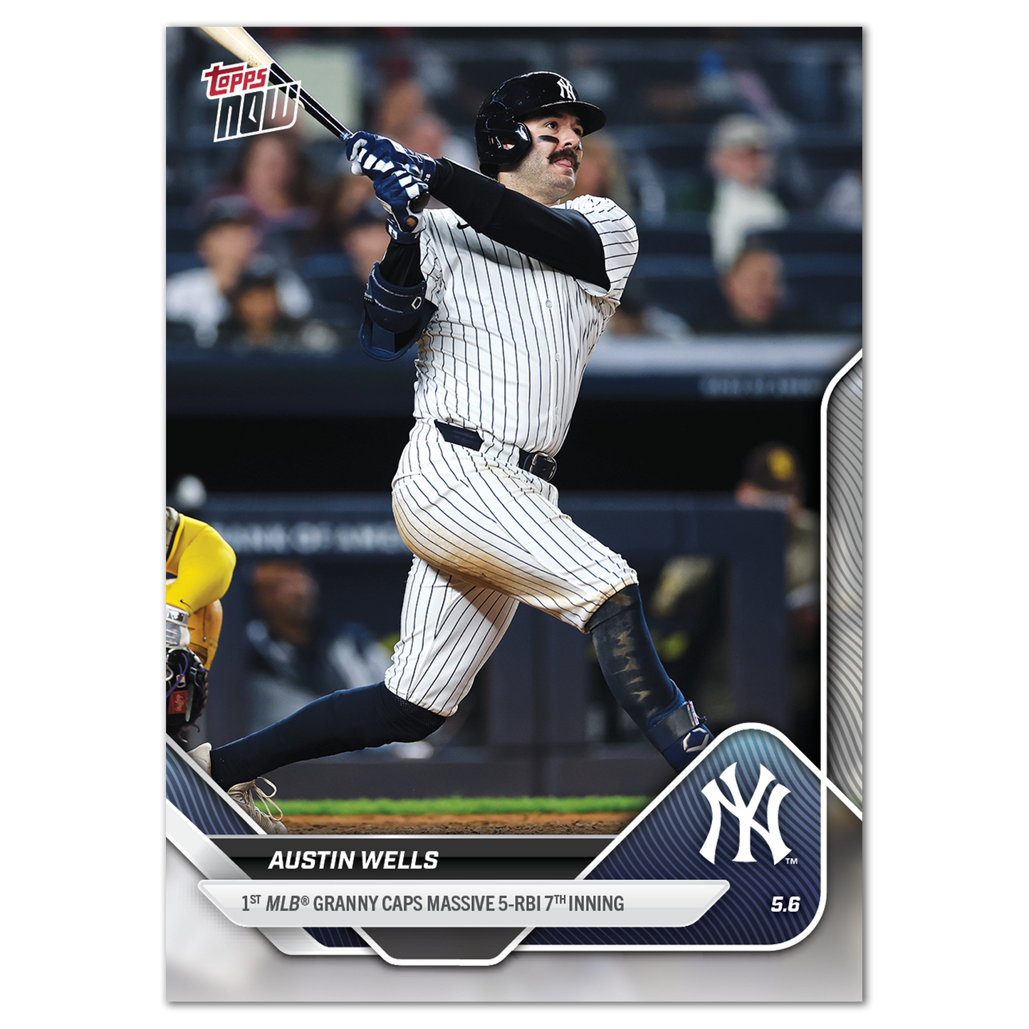 Austin Wells - 2025 MLB Topps NOW® - Card 148 - PR: 813