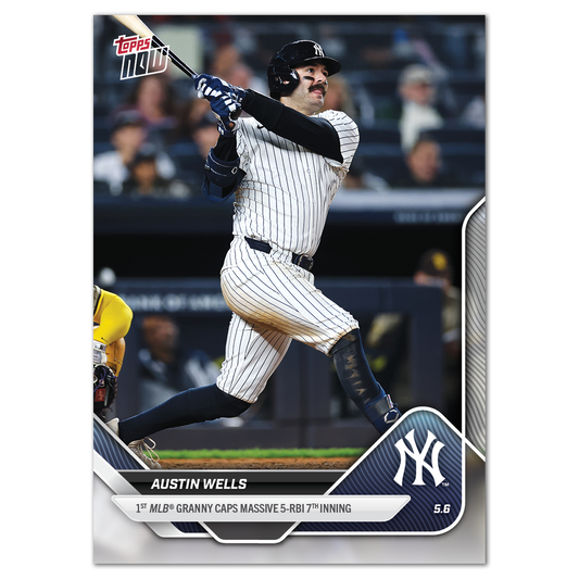 Austin Wells - 2025 MLB Topps NOW® - Card 148 - PR: 813