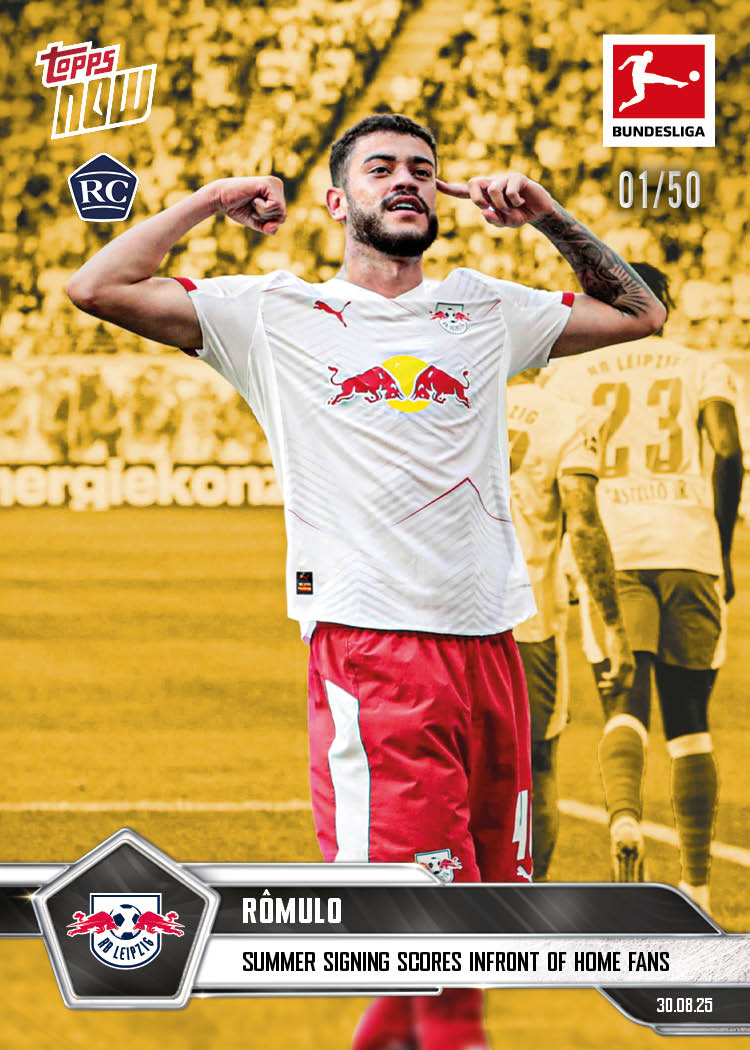 Romulo - 2025-26 Bundesliga Topps NOW® - Card 14 - PR: 285