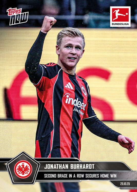 Jonathan Burkardt - 2025-26 Bundesliga Topps NOW® - Card 51 - PR: 202