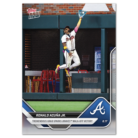 Ronald Acuña Jr. - 2025 MLB Topps NOW® - Card 309 - PR: 1397