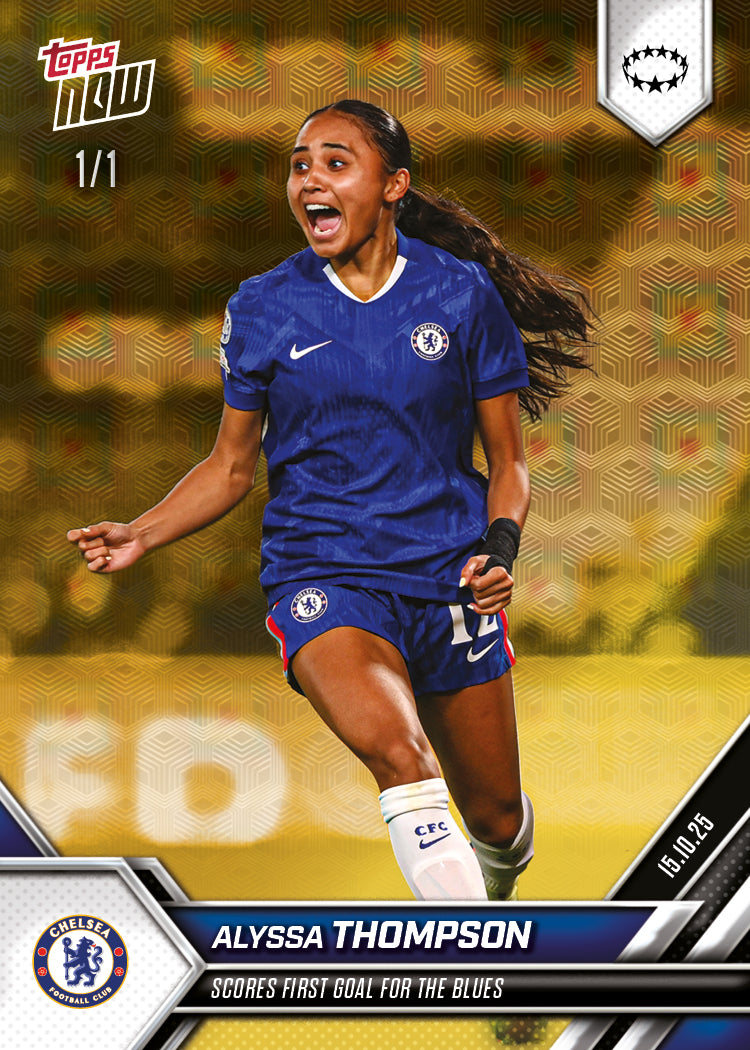 Alyssa Thompson - 2025-26 UWCL Topps NOW® - Card 3 - PR: 632