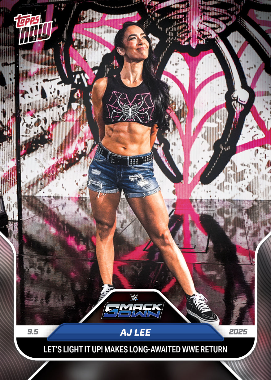 AJ Lee - 2025 WWE Topps NOW® - Card 92 - PR: 14948