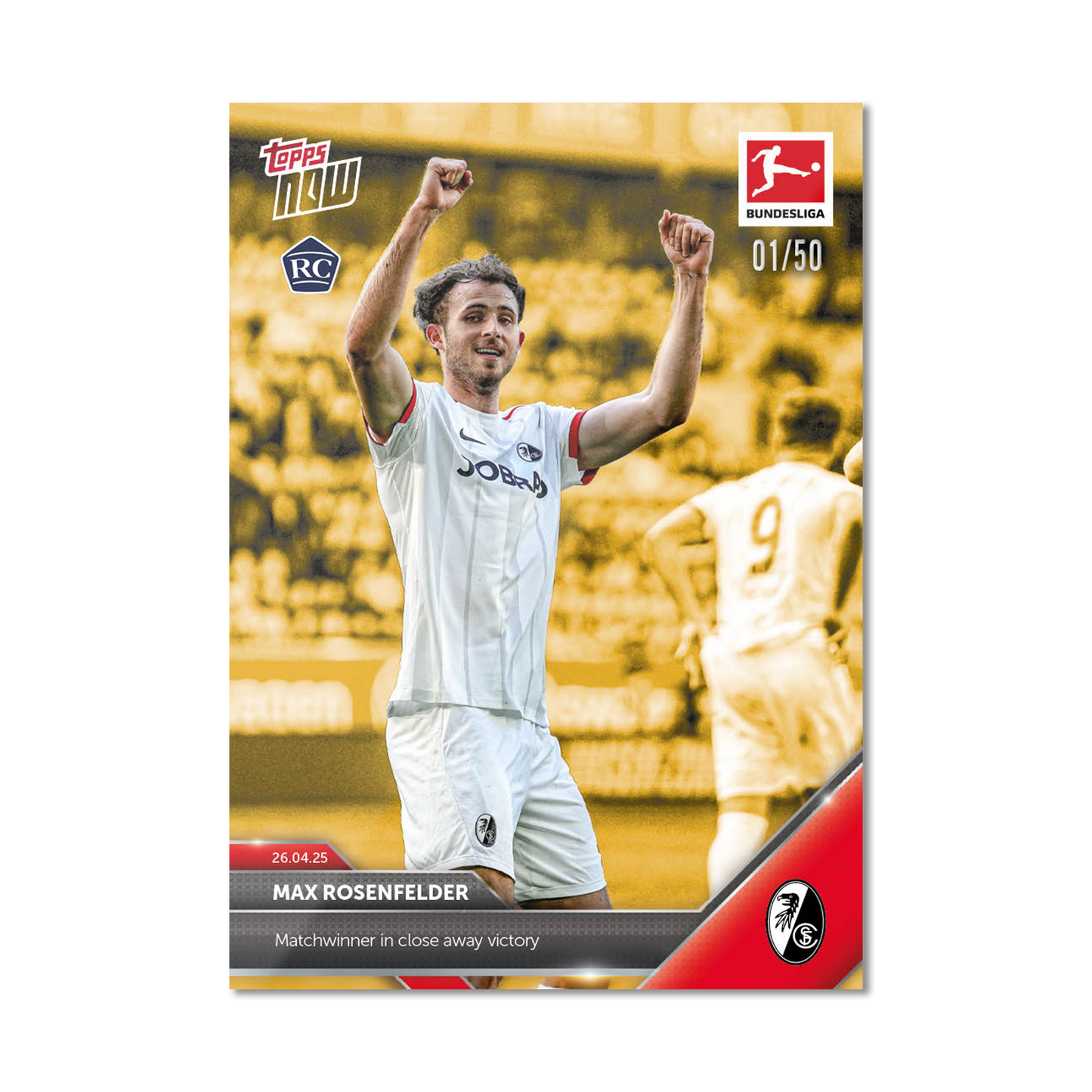 Max Rosenfelder - 2024-25 Bundesliga Topps NOW® Card 172 - PR: 129
