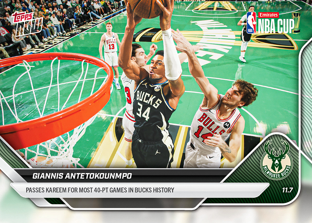 Giannis Antetokounmpo - 2025-26 NBA Topps NOW® - Card 46