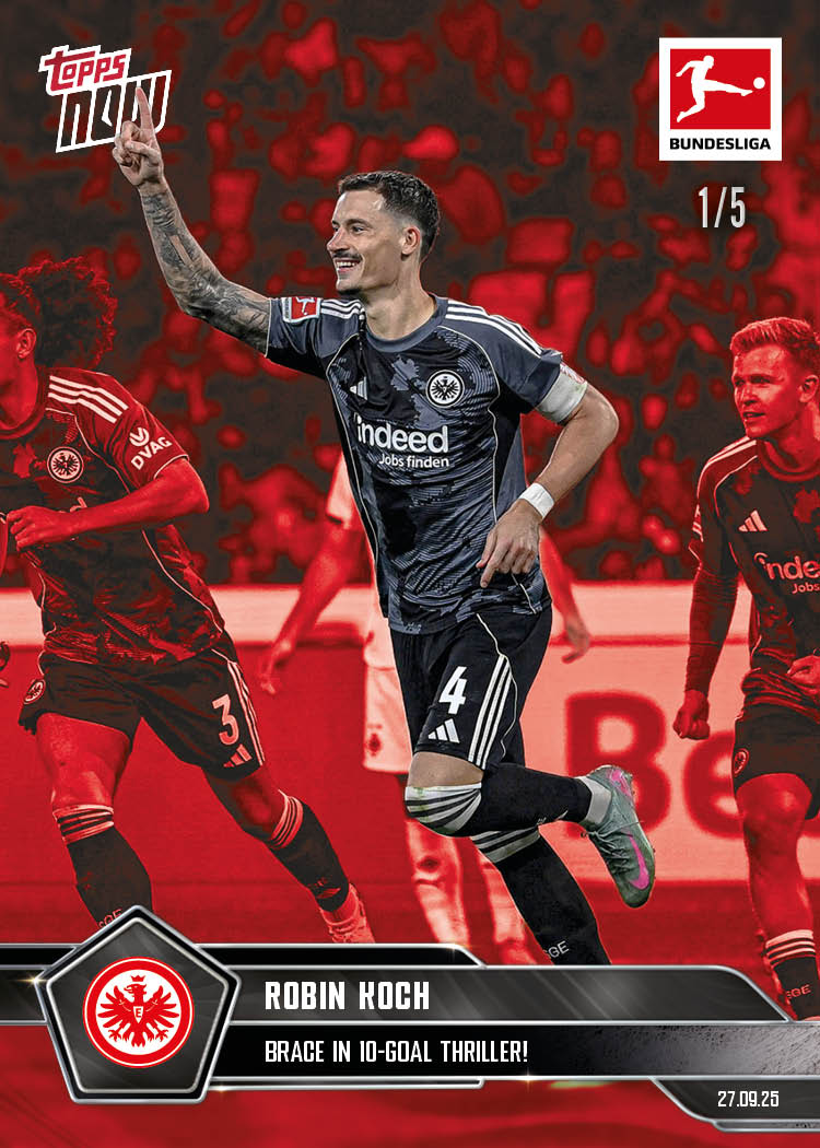 Robin Koch - 2025-26 Bundesliga Topps NOW® - Card 35 - PR: 157