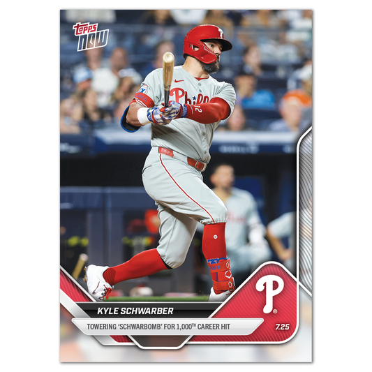 Kyle Schwarber - 2025 MLB Topps NOW® - Card 462 - PR: 1803
