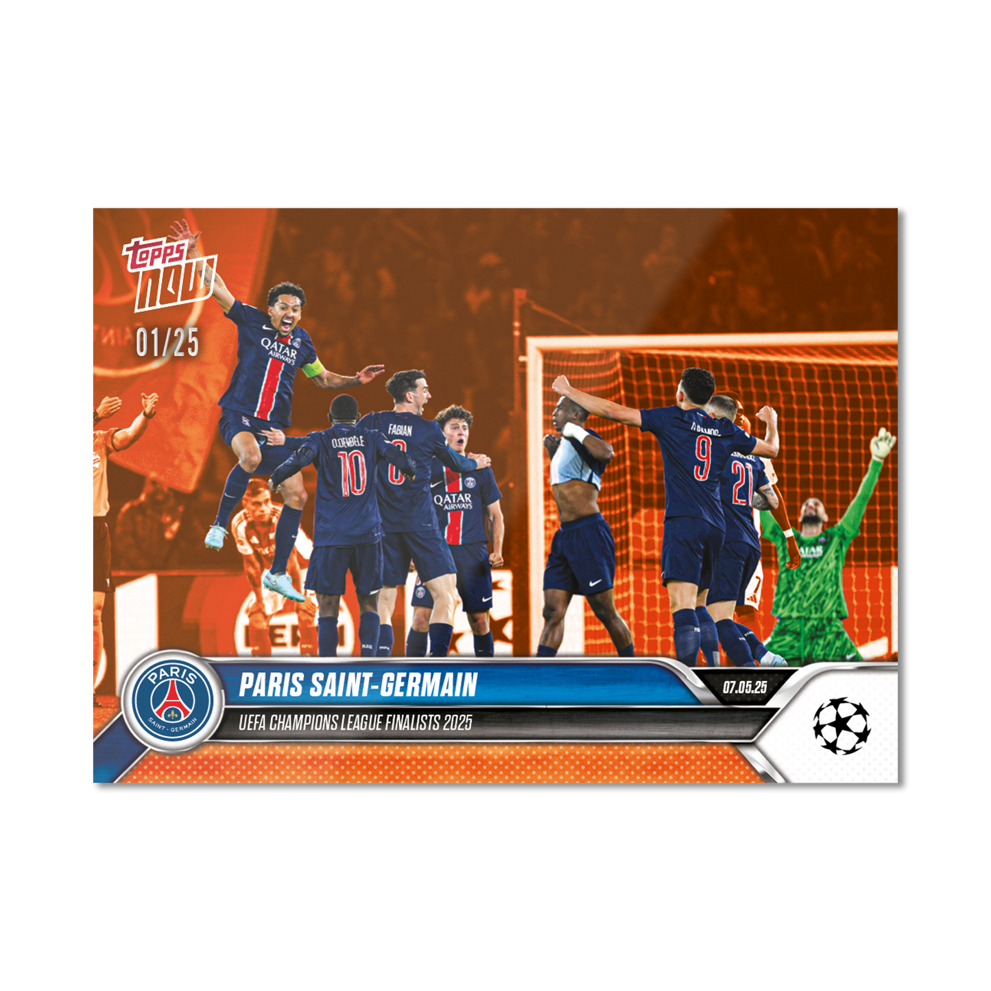 Paris Saint-Germain - 2024-25 UCL Topps NOW® - Card 157 - PR: 180