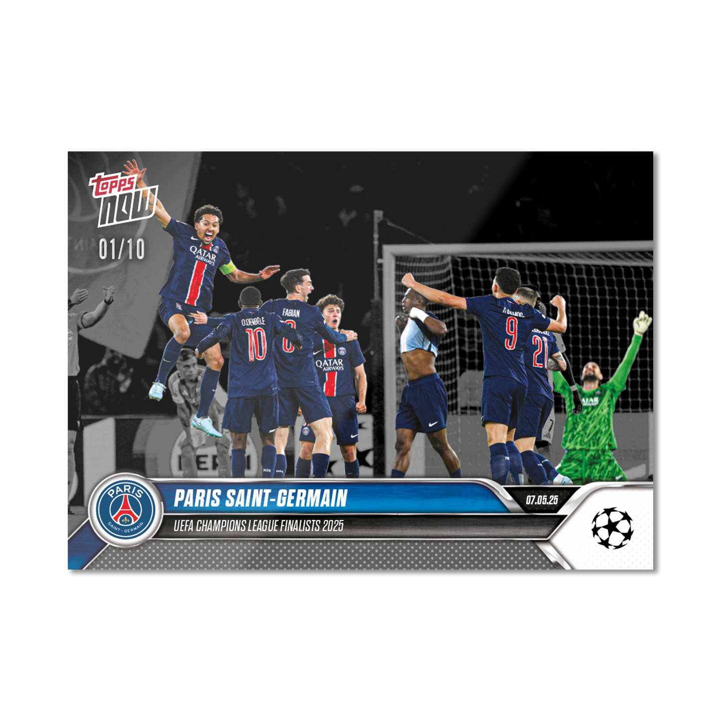 Paris Saint-Germain - 2024-25 UCL Topps NOW® - Card 157 - PR: 180