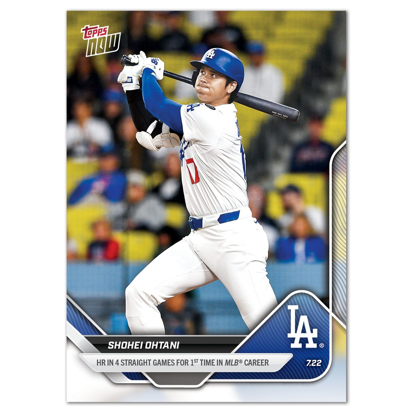 Shohei Ohtani - 2025 MLB Topps NOW® - Card 454 - PR: 4196