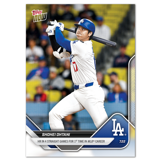 Shohei Ohtani - 2025 MLB Topps NOW® - Card 454 - PR: 4196
