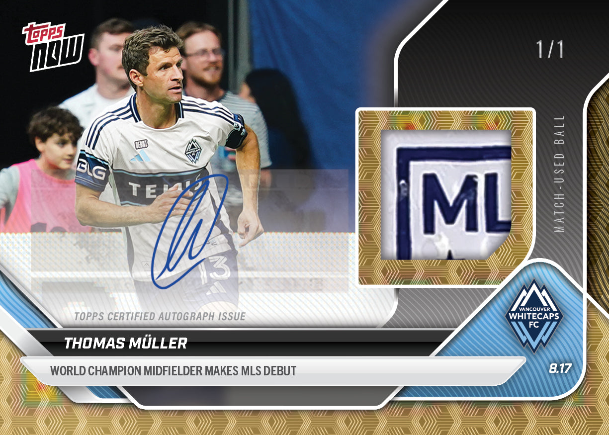 Thomas Müller - 2025 MLS Topps NOW® - Card 79 - LOOK FOR RELICS & AUTO-RELICS - PR: 1645