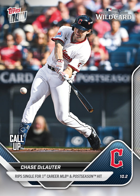 Chase DeLauter - 2025 MLB Topps NOW® - Card 812 - PR: 1080