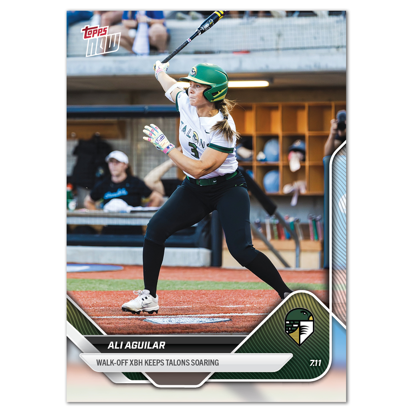 Ali Aguilar - 2025 AUSL Topps NOW® - Card 16 - PR: 617