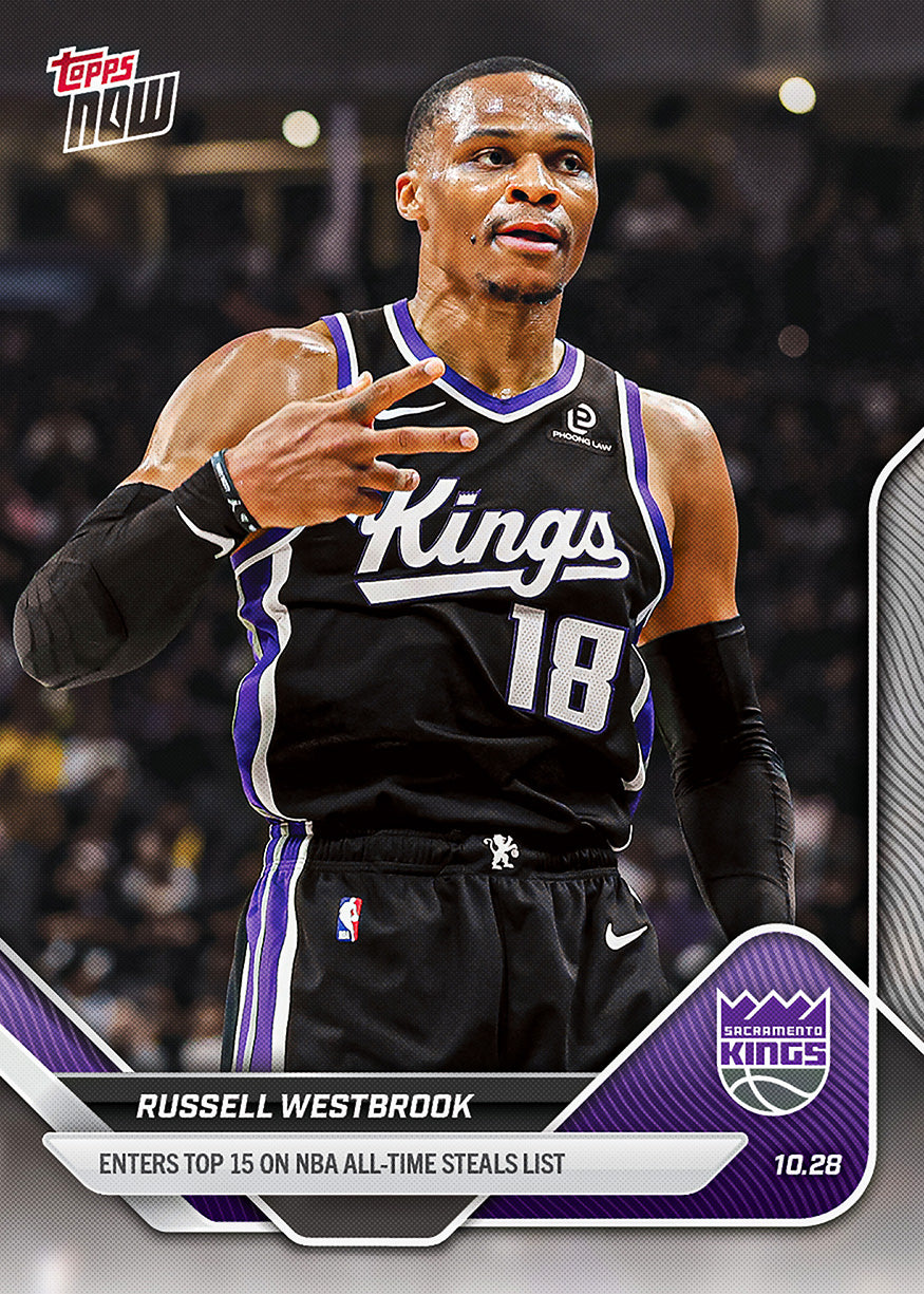 Russell Westbrook - 2025-26 NBA Topps NOW® - Card 34 - PR: 481