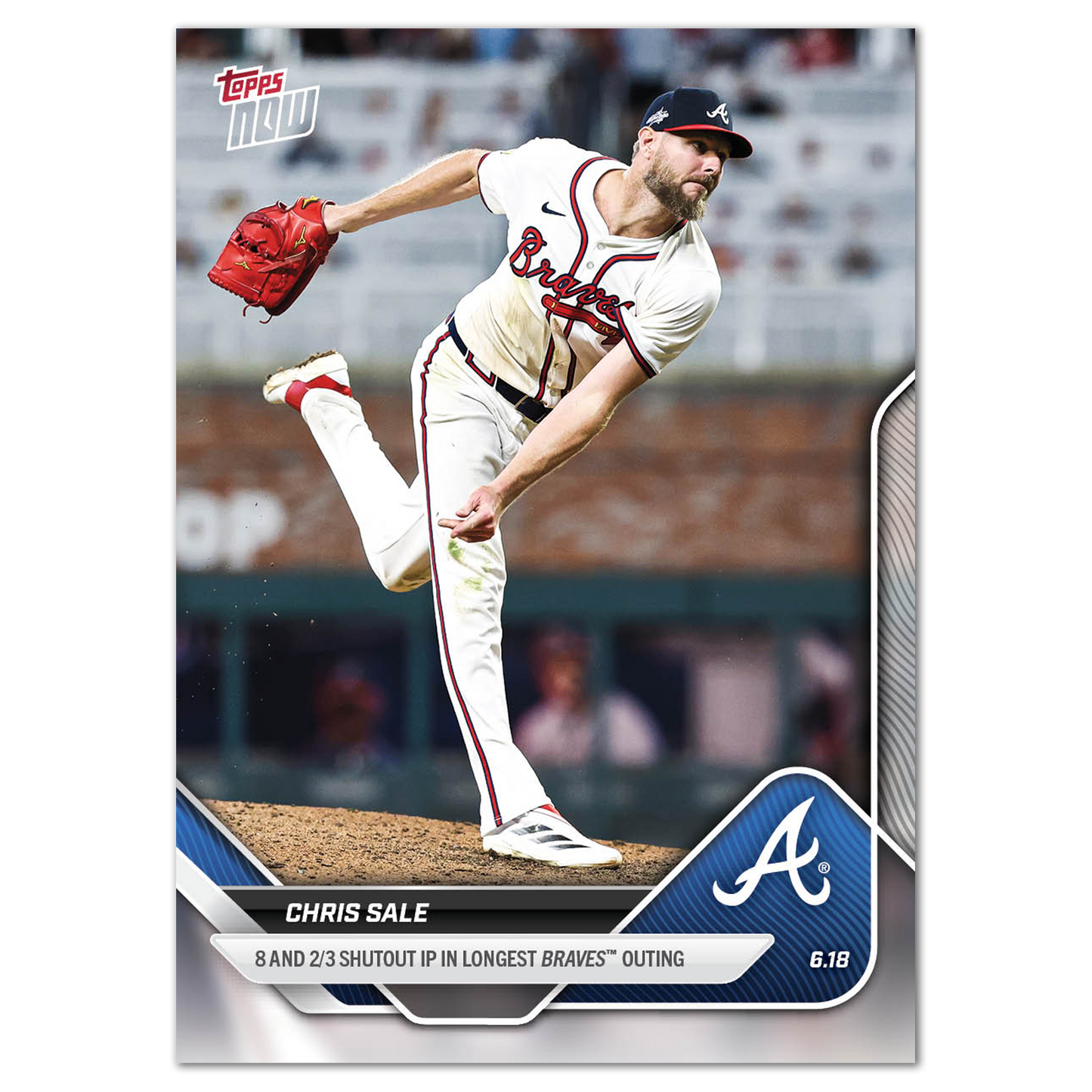 Chris Sale - 2025 MLB Topps NOW® - Card 315 - PR: 490