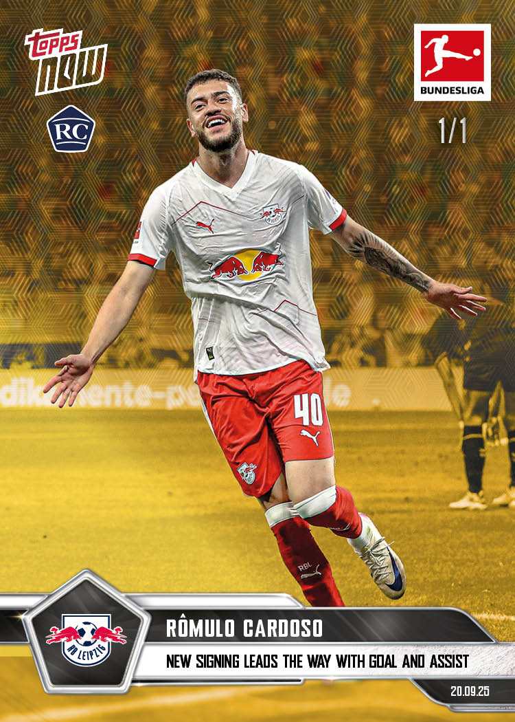 Rômulo Cardoso - 2025-26 Bundesliga Topps NOW® - Card 26 - PR: 195