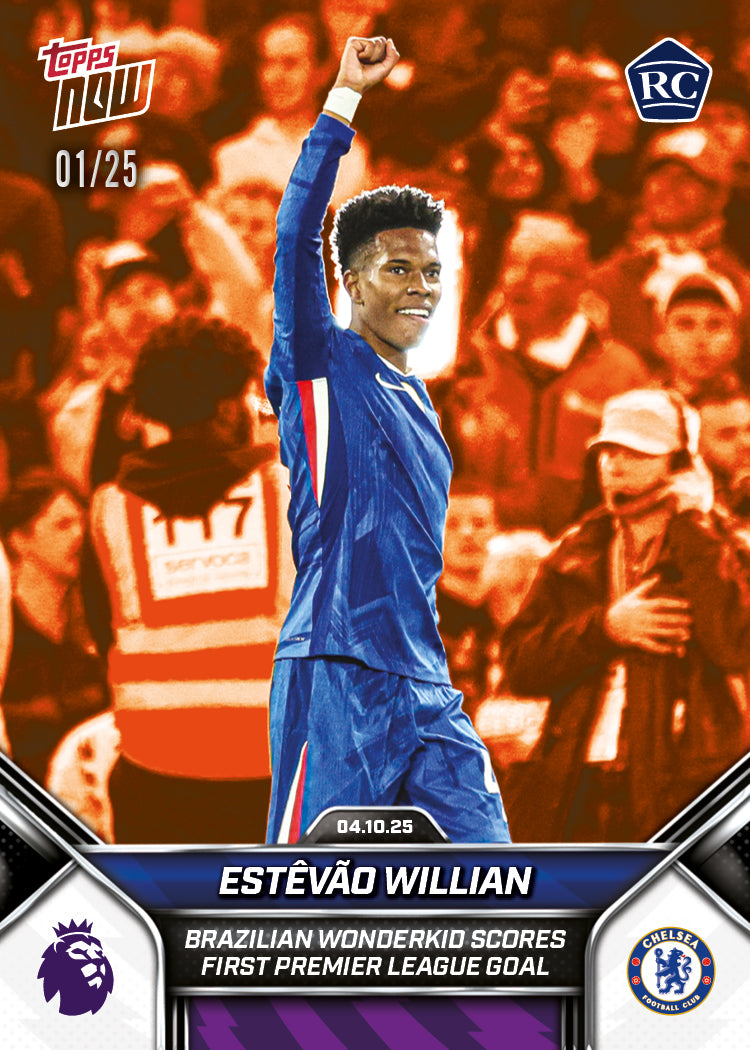 Estêvão Willian - 2025-26 Premier League Topps NOW® - Card 32 - PR: 5404