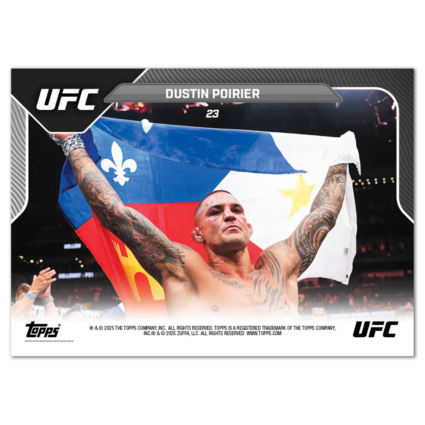 Dustin Poirier - 2025 UFC Topps NOW® - Card 23 - LOOK FOR AUTOS - PR: 5420