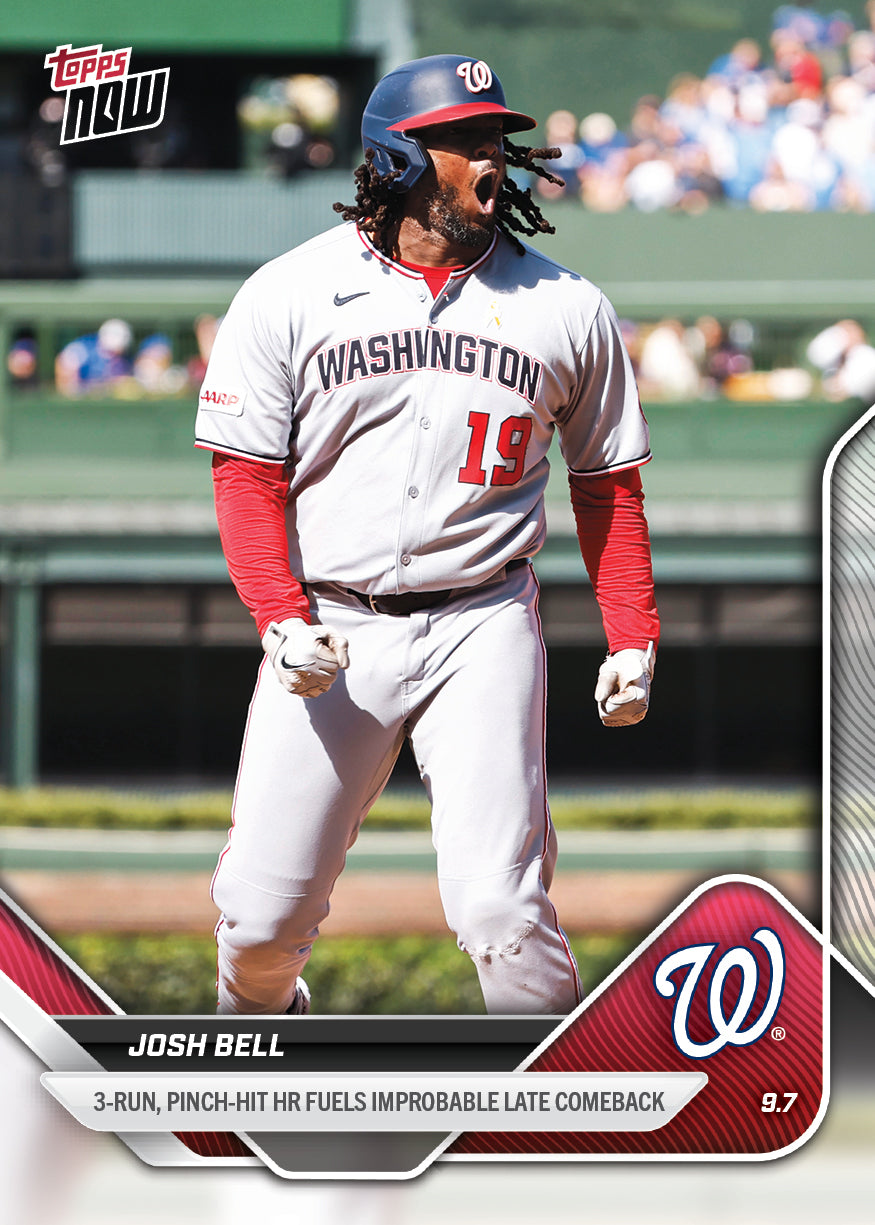 Josh Bell - 2025 MLB Topps NOW® - Card 674 - PR: 302
