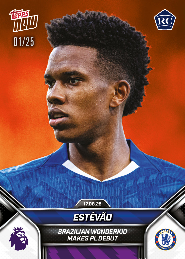 Estêvão - 2025-26 Premier League Topps NOW®  - Card 6 - PR: 8426