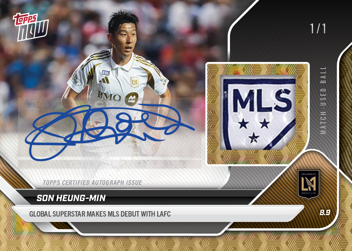 Son Heung-min - 2025 MLS Topps NOW® - Card 73 - LOOK FOR RELICS & AUTO-RELICS - PR: 9685