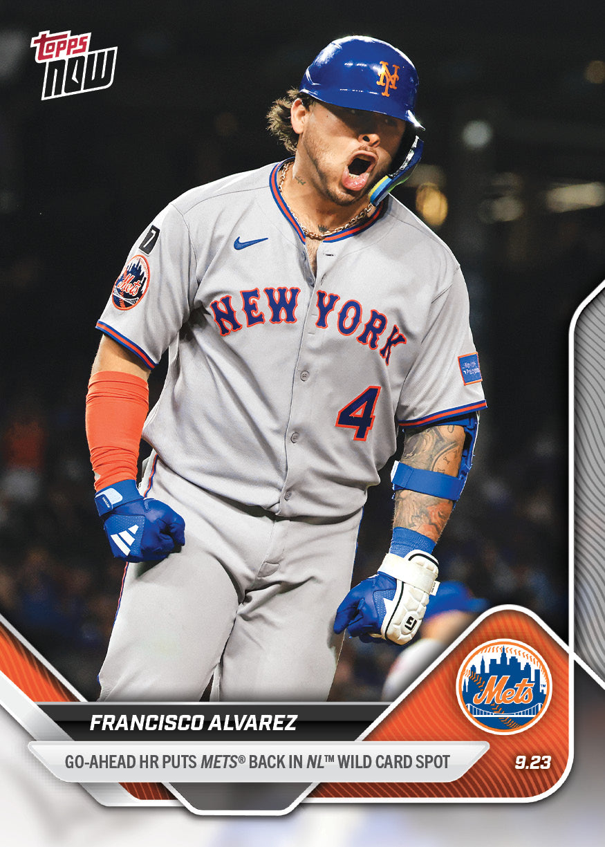 Francisco Alvarez - 2025 MLB Topps NOW® - Card 755 - PR: 706