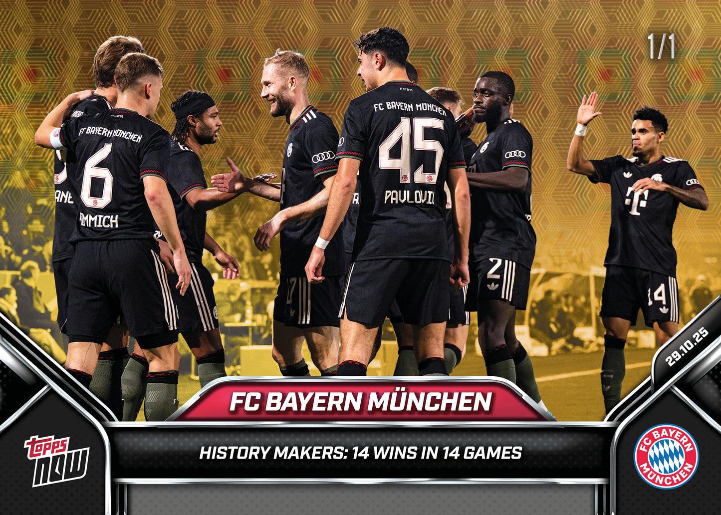 FC Bayern München  - 2024-25 FC Bayern München Topps NOW® - Card 1