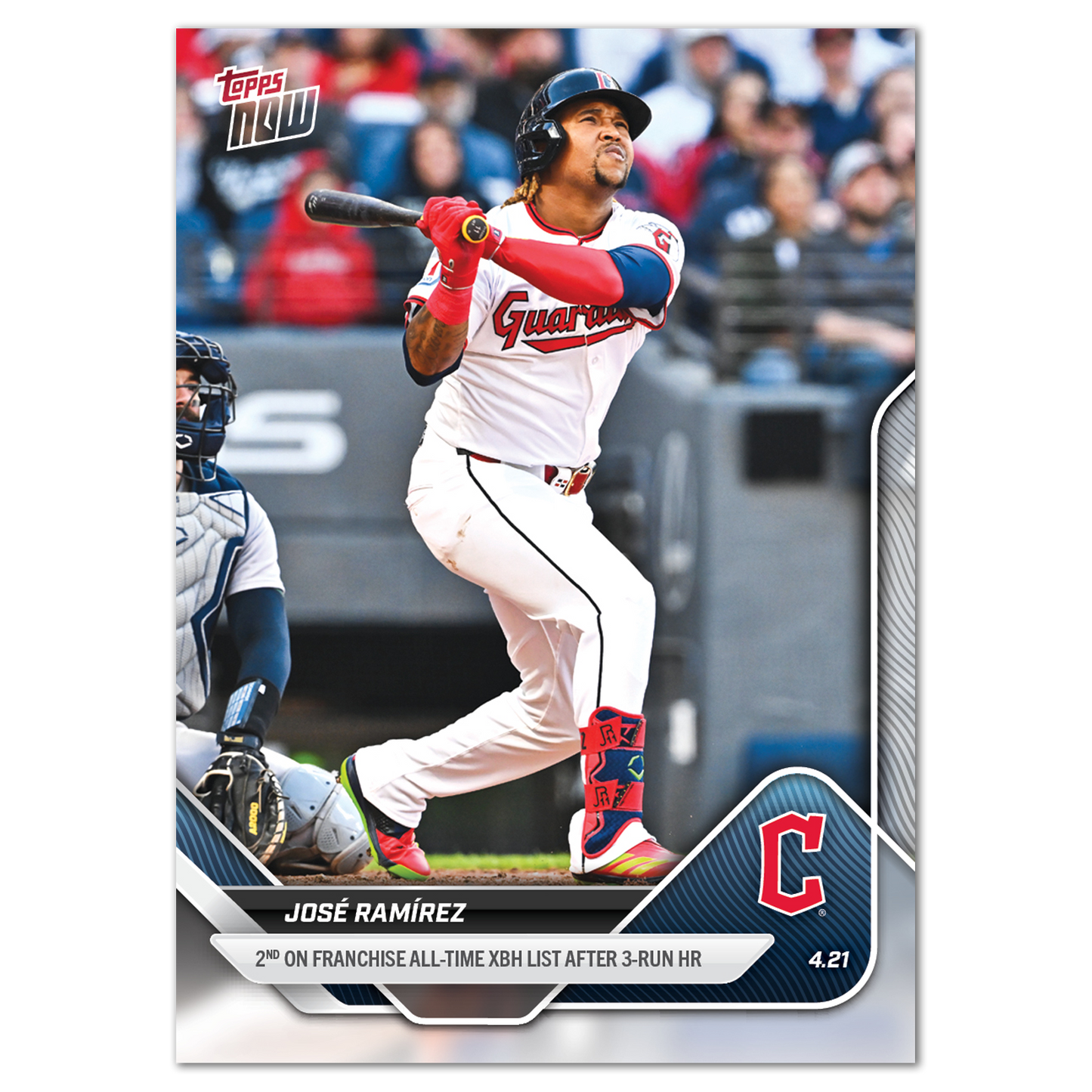 José Ramírez - 2025 MLB Topps NOW® - Card 94 - PR: 674