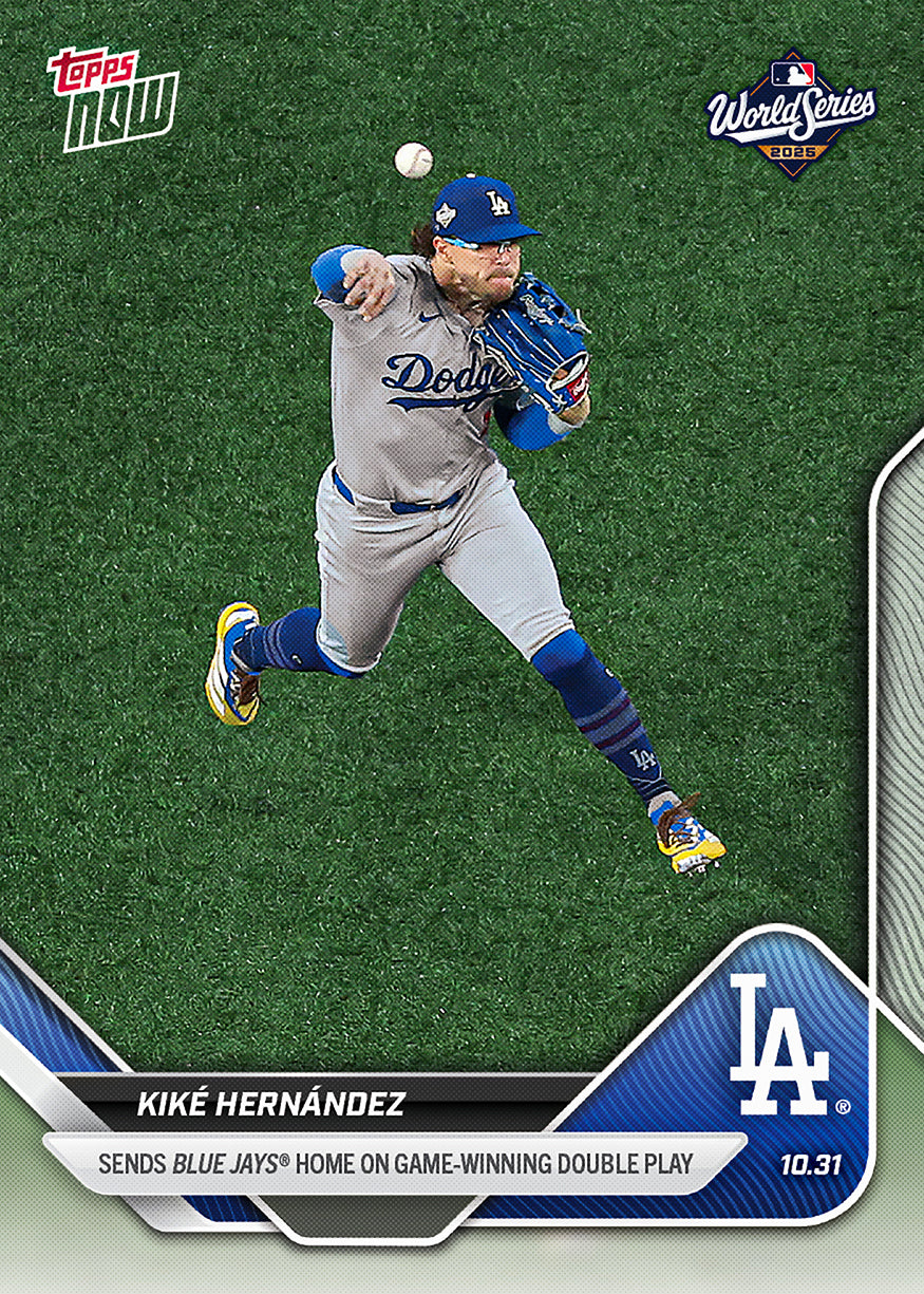 Kiké Hernández - 2025 MLB Topps NOW® - Card 918 - PR: 6879