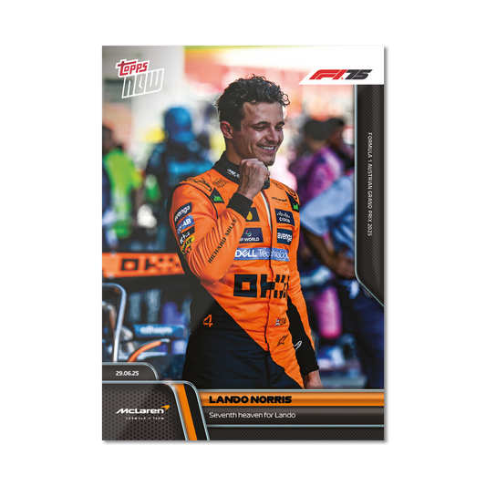Lando Norris - 2025 Formula 1® Topps NOW® - Card 47 - PR: 2228