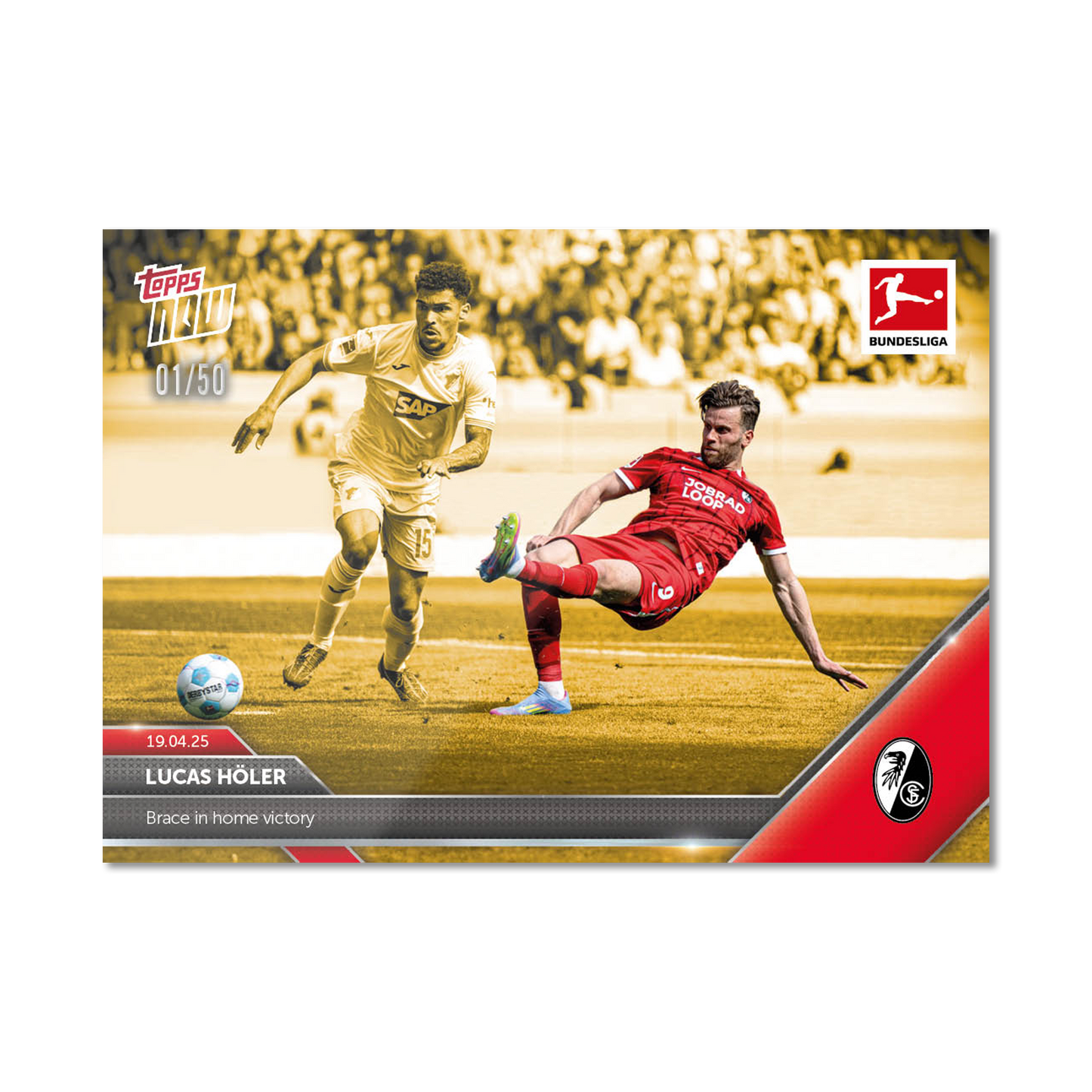 Lucas Höler - 2024-25 Bundesliga Topps NOW® Card 168 - PR: 139