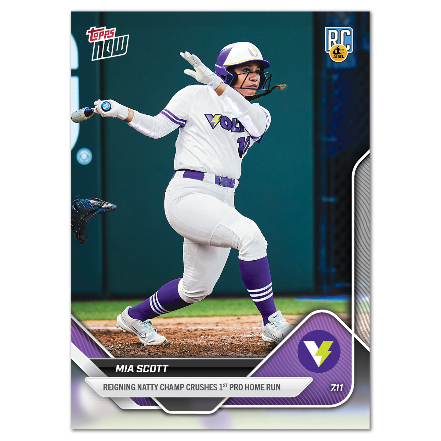 Mia Scott - 2025 AUSL Topps NOW® - Card 17 - LOOK FOR AUTOS - PR: 1290