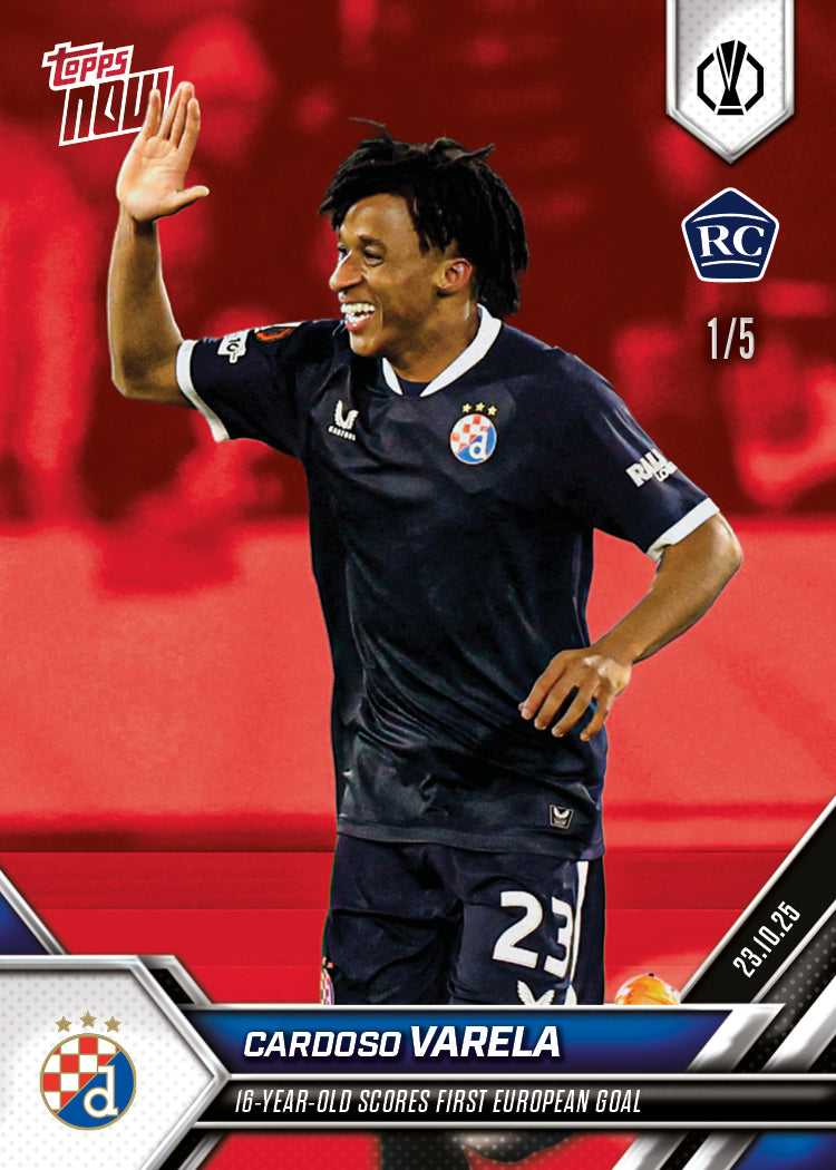 Cardoso Varela - 2025-26 UEL Topps NOW® - Card 7