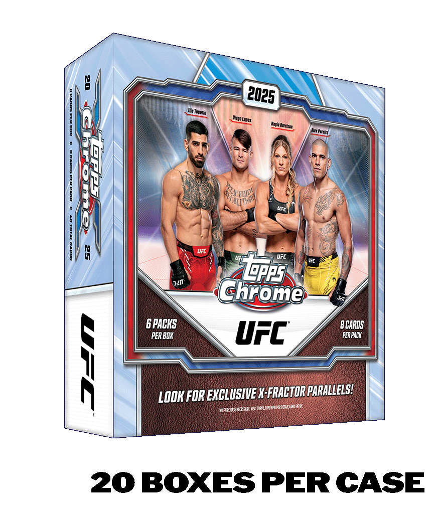 2025 Topps Chrome® UFC - Mega Box - Sealed Case