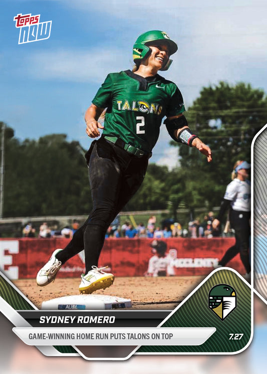 Sydney Romero - 2025 AUSL Topps NOW® - Card 30 - LOOK FOR AUTO-RELICS - PR: 1039