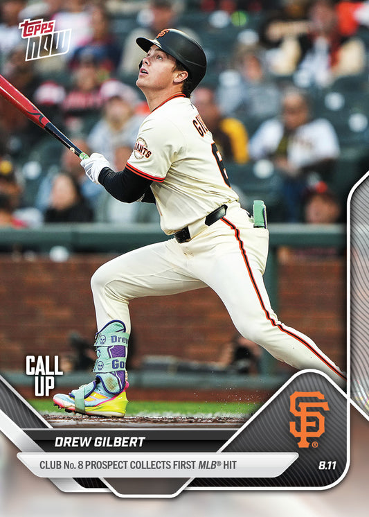 Drew Gilbert - 2025 MLB Topps NOW® - Card 550 - PR: 851